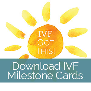 IVF milestone cards