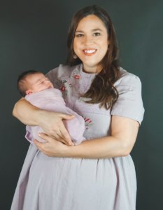 Lauren Lejeune and baby Sophie